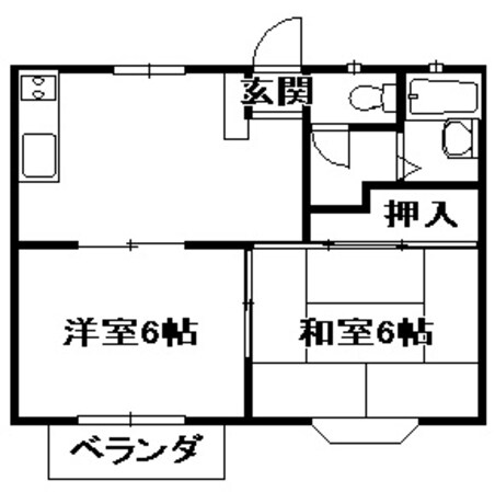 ルシェール三田３番館B棟の物件間取画像